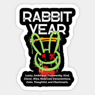 Rabbit year Sticker